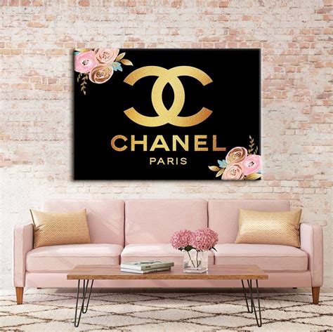 chanel painting canvas|free printable Chanel wall art.